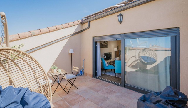 El Rincón Oriental–Penthouse Terrace with Mountain View, Wi-Fi, and Air Conditioning