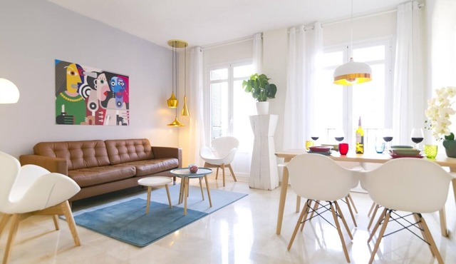 Elegant apartment in Malaga with rooftop pool