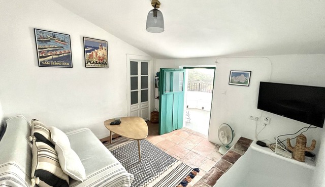 Enchanting 1 Bed with A/C, Sunny Terrace and Views