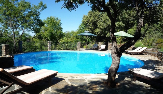 Enjoy nature while staying in a small complex with common pool