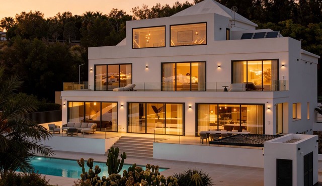 Exclusive Luxury Villa Casa Blanca: Private Pool & Stunning Ocean Views