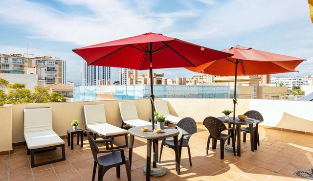H2M Montesa 2nd Floor 700m beach Rooftop terrace