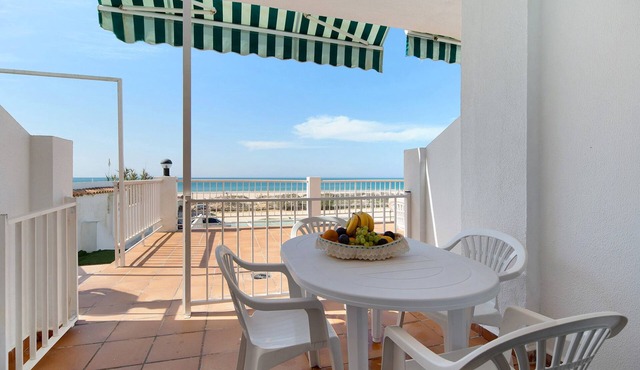 Holiday Apartment "Los Balcones E" with Sea View, Private Terrace & Wi-Fi