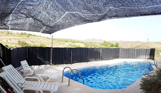 Homerez - Big villa for 12 ppl. with swimming-pool and garden at Vélez-Rubio