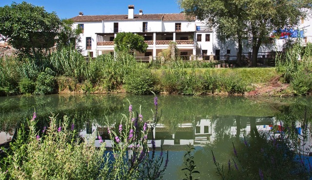 Idyllic Riverside Village Mansion house with private pool.