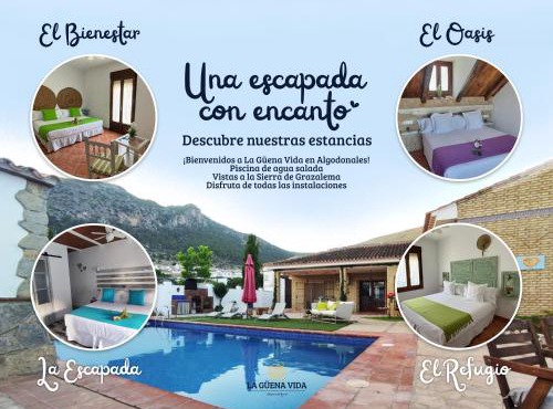 "La Güena Vida" Chalet con 4 Habitaciones de Hotel