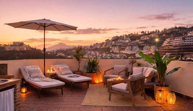 Marbella Duplex with Rooftop Terrace & Panoramic Views