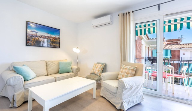 Modern Holiday Apartment "Alborán Playa" with Air Conditioning, Wi-Fi & Terrace