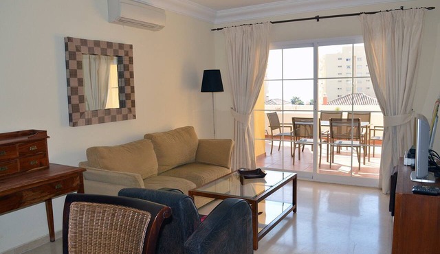 Near marina and beaches south facing terraca, in Estepona