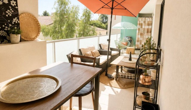 New apartment, terrace & parking – Résidence Boréal, Montpellier in Monptellier