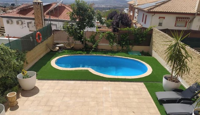 Oasis con Piscina, Spa Privado con Encanto Andalusí y jacuzzi