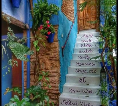 Patio Vesubio El patio azul Bohemio Mágico