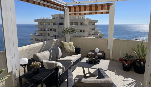 Penthouse apartment with stunning views just off Spain's best beach