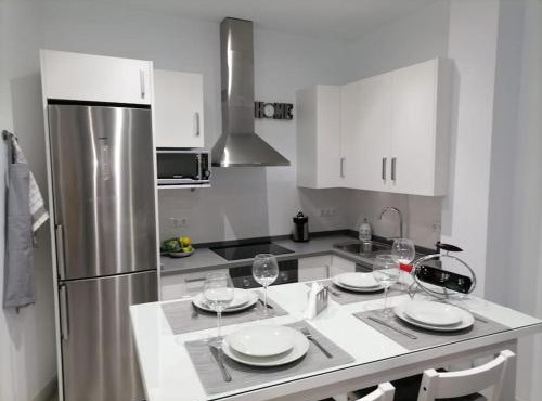 Precioso apartamento con patio interior.