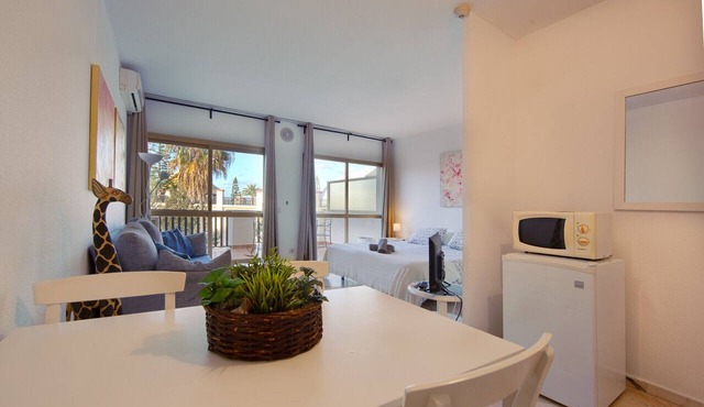 Romana Playa 725 -beachside studio for rent in Elviria