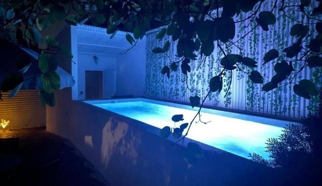 Rural apartment with garden, barbecue and private swimming pool.