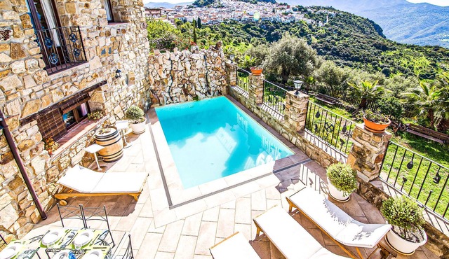 Step into an authentic stone house with a wonderful view of the incomprehensible landscape of the su