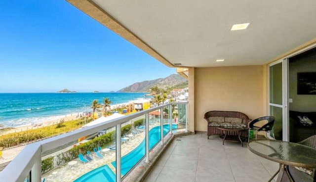 Studio com Varanda e Piscina| Beira Mar no Recreio in Rio de Janeiro