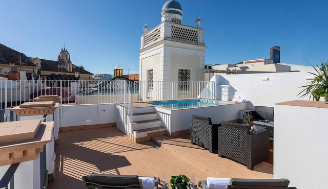 Stunning apt with private pool in Seville. Mendoza Rios III