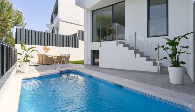 'The Caletas Village Luxury' with Sea Views and Baviera Golf Course Scenery