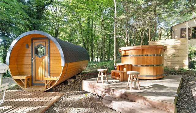 Tiny Home Beynac Lux in the Forest – Tranquil Retreat for 2 in Calviac-en-Périgord