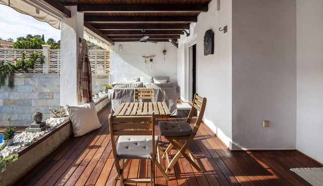 Villa 'Adosado La Cala Del Moral' with Private Pool, Wi-Fi and Air Conditioning