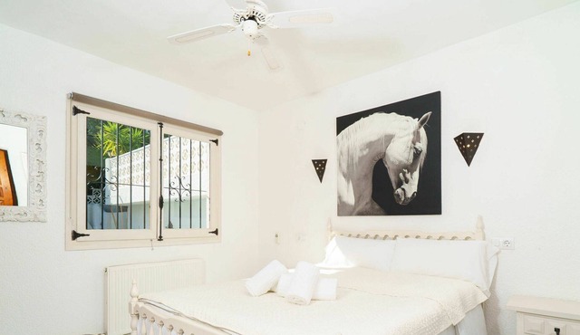 Wonderful private villa with private pool, WIFI, TV, patio, pets allowed, panoramic view and par... in Teulada