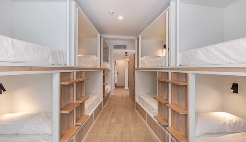 Room for 10 people with private bathroom