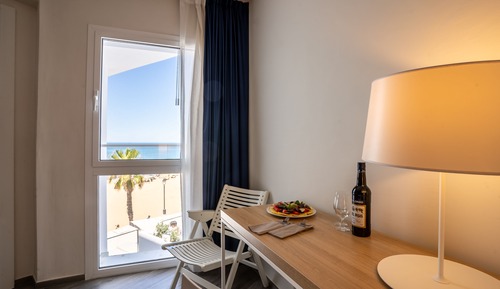 Basic Double Room, Partial Sea View