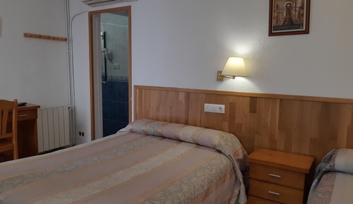 Triple Room, Private Bathroom (Cama Doble y Cama Individual)