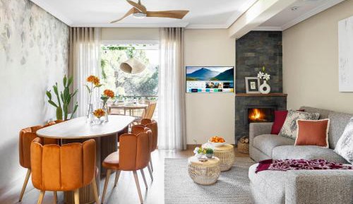 Three-Bedroom Premium Apartment with Balcony