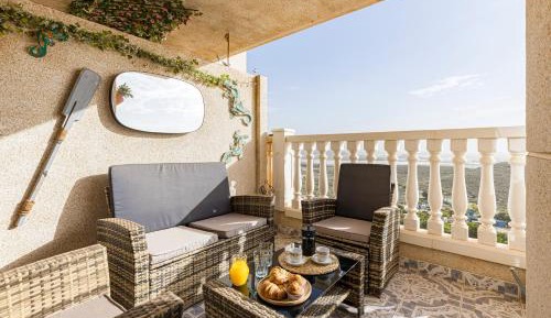 Two-Bedroom Apartment with Terrace and Sea View