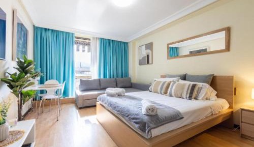 Studio with Balcony