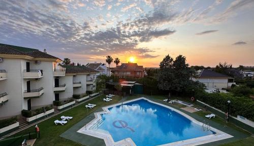 Studio with Pool View