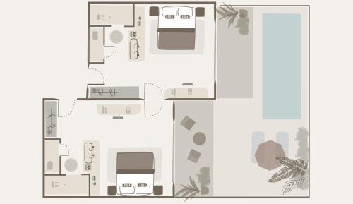 Two-Bedroom Classic Private Pool