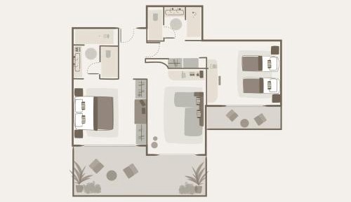Two-Bedroom Suite Sea View