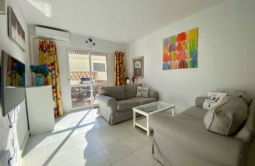 Torreblanca Apartment | Apartment "Urbanización Casablanca" with Shared Pool, Wi-Fi, A/C, Terrace & Garden