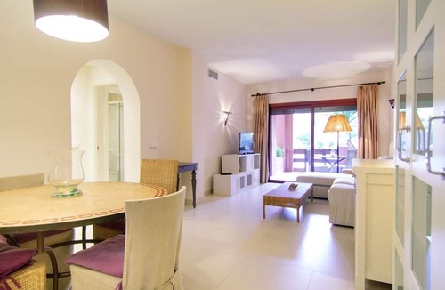 Marbella Apartment | Beachfront Luxury | Renovated 2-Bed Oasis with Pool Access at Alicate Playa