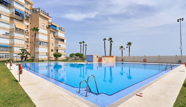 Holiday Home 'Algarrobo Costa Studio Sun-sat' with Shared Pool, Shared Garden and Air Conditioning